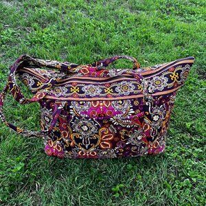 Vera Bradley Large East West Tote in Safari Sunset *RETIRED pattern